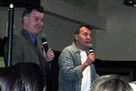 Paul Reiser and Auctioneer Jeff Stokes at lunch